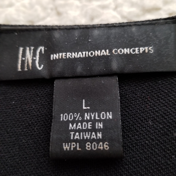 2 for $25 INC Black & Pink Blouse - Picture 8 of 8